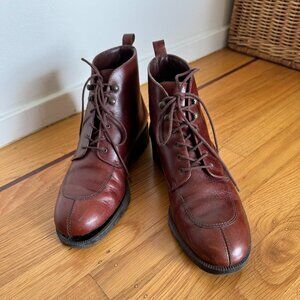 Vintage Rockport Women's Lace Up Leather Boots
